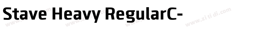 Stave Heavy RegularC字体转换